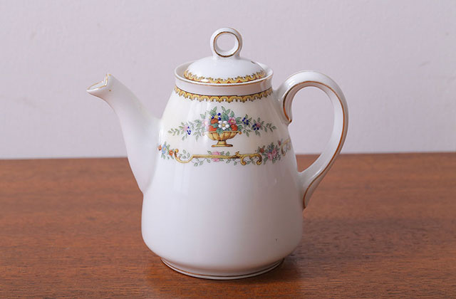 茨城県那珂市】オールドノリタケのティーポット、ミニタンブラー